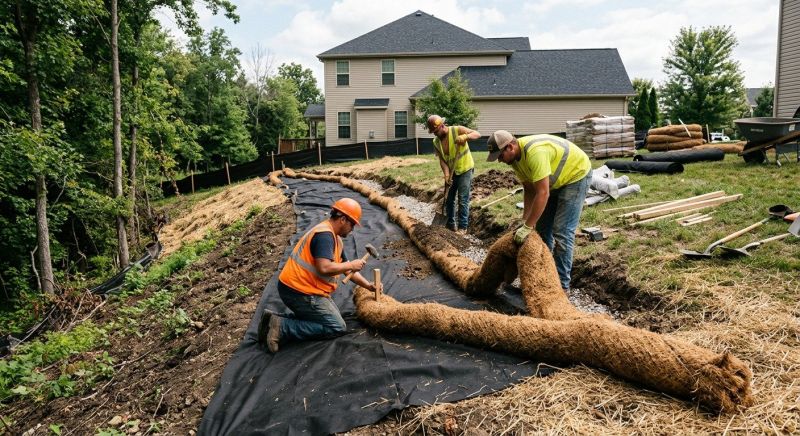 Pond Erosion Repair Service