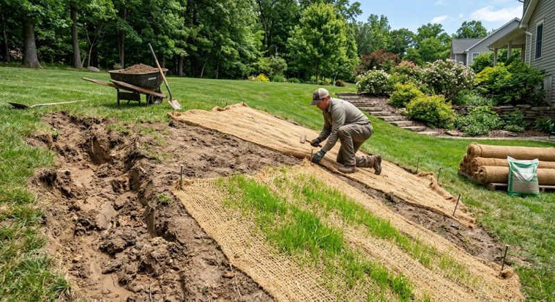 Pond Erosion Repair Service